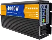 HENGJINGTR 4000W Car Inverter DC 12V 24V 48V 60V 72V to AC 110V 220V Converter Car Power Inverter Solar Charger Adapter for Home/Car/Outdoor Use,60vto220v