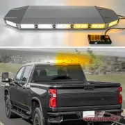 27" LED Strobe Light Bar Response Emergency Beacon Warning Tow Truck Amber White