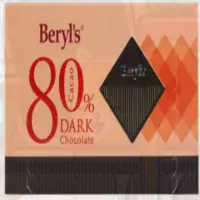 在飛比找momo購物網優惠-【好食愛出國】馬來西亞 Beryl’s倍樂斯80%黑巧克力(