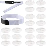 Foley Catheter Holder Includes 2PCS Catheter Leg Straps Urinary Legband Holder & 20PCS Catheter Stabilization Device Anti Slip Catheter Tube Holder