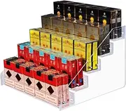 [CARLLEE] 5-Layer Cigarette Display Holder, Cigarettes Showcase, Automatic Cigarette Case, Cigarette Display Shelves for Store Retail(49.1x28.3x39.5cm)