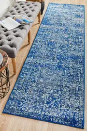 Abode Rug Culture Navy Vintage Glam Runner Rug