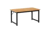 Oak 120cm Wooden Workstation Office Computer Desk Study Table Home