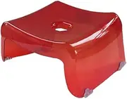 ERINGOGO 1Pc Non Slip Foot Stool Low Step Stool for Home Kindergarten Easy to Clean Bathing Foot Bench Stylish Transparent Design for Everyday Use