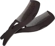 VINTORKY 2pcs Hair Comb Styling Comb for Men Convenient Comb Small Portable Comb Scalp Comb Pocket Comb Scalp Scraper Shower Brush for Hair Brush for Grooming Fine Tooth Comb Plastic Coffee