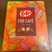 Nestle Kitkat Japan Exclusive!For Café Chocolate. 1 Box, 60 Total Pieces, 678g.