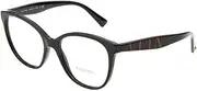 [Valentino] Women's Va3014 53Mm Optical Frames, Ns, Black, Black, 53mm