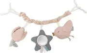 Jollein Baby Pram Chain - Lovely Birds - for Hanging - Pram Toy - 100% Polyester - 60 x 20 x 5 cm