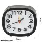 Black Clock Alarm Clock Alarm Battery Bedside Clock Clocks Night Quartz