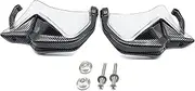 WYJDZSW Compatible with BMW F850GS F750GS F850GS Adventure 2018 2019 2020 2021 2022 2023 Handguard Hand Shield Protector Windshield (Color : Carbon-Clear)
