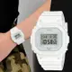 CASIO G-SHOCK 柔美色調霧面方形計時錶/白/GMD-S5600BA-7