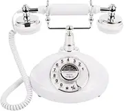 Hisxrcal Desk Phone Corded Phone Vintage Design Phone for Meetings