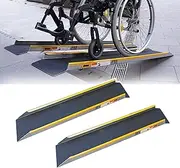 Kerb Ramp Step Threshold Ramp, Portable Loading Ramp Curb Ramps for Wheelchair Motorcycle, Toy Car Dolly Stroller Pet Vehicle Ramp, 39"/47"/59"