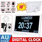 10 inch&Extra Large Dementia Clock LED Alarm Clocks Digital Calendar Day Clock