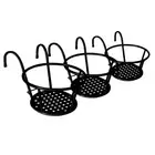 Levede 3x Plant Stand flower Holder Hanging Pot Basket Plant Garden Wall Storage