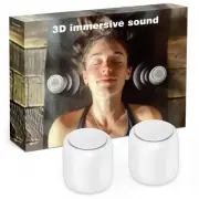 2-Pack Sync Stereo, Portable Mini Noise White Sleep Sound Machine for Adults ...