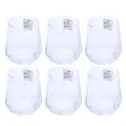 Premium Lead Free Glass Goblet Tumblers Set of 6 Pcs 310 ml