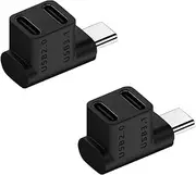 Fahgaer 100W USB 3.2 Type C Male to Female 1 to 2 Adapter OTG 10Gbps Fast Data 4K Tablet USB-C Charging Converter-A