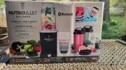 NIB New NutriBullet Balance 12 Piece Set 1200W Bluetooth Enabled Smart Blender