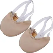 [LIFKOME] Dance Shoes Socks Non-Slip Socks Yoga Ballet Breathable Elastic Ankle Support Women Girls Size XL (Skin)