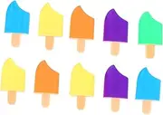 WEKAMOS 10Pcs Popsicle Highlighters Random Color Colored Pens for School Supplies for Emphasizing Notes and Creative Projects Compact and Leak Resistant Design Random Color