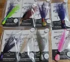 Flat Head Hair Jigs with Stinger Hook