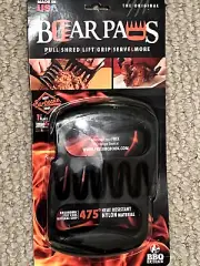 NEW Bear Paws Claws BBQ Grill Beef Pulled Pork Shredder USA Made 475’F Heat Rest