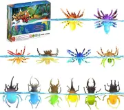 Spider and Beetle Series-12Pcs Temperature Color Change Bath Toys,Water Table To