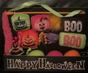 CAT TOY 10 PC COLORFUL Halloween Cauldron Bundle Plush Set 6 w/ CATNIP GIFT NEW