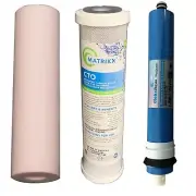 Reverse Osmosis Water RO Filters High Volume Carbon Filter 50GPD Membrane PRO-3