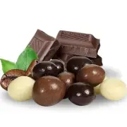 Gourmet Chocolate Covered Espresso Beans Medley by Its Delish, 2 Lbs Bulk Bag