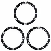 3 BEZEL INSERT FOR 41MM OMEGA WATCH SEAMASTER PLANET OCEAN WATCH BLACK