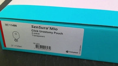 Coloplast 11498 click urostomy pouch 2-piece 2" exp 2027