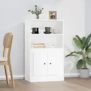 Highboard White 60x35.5x103.5 cm Engineered Wood