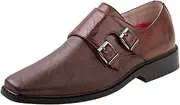 [Joseph Allen] Unisex-Child Boys Classic Styles Oxfords, Derbys, Monks and Loafers Casual Dress Formal Shoes Assorted Colors (Toddler to Adult Sizes), Glossy