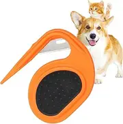 Zasdvn Effective Splitter for Pet Mats, Pet Undercoat Dematting Tool with Open Knot, Professional Hair Trimmer, Dematting Single Comb for Animals with Long Fur
