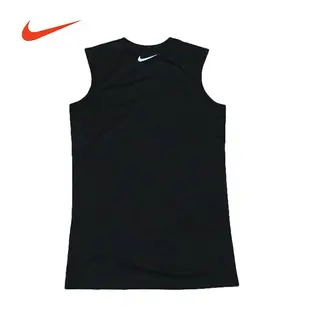 NIKE【839436-010】籃球衣 籃球背心 團體球衣 NIKE球衣 單面 黑色