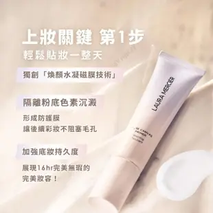 【LAURA MERCIER 蘿拉蜜思】超持久服貼底妝組(煥顏持妝凝露 30ml + 煥顏透明蜜粉 29g)