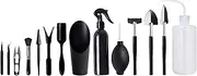 AMSAMOTION Bonsai Tool Set 14 Pieces with Practical, Mini Garden Tool for Indoor Plants and Professional Bonsai Breeding