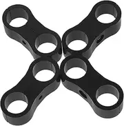 4pcs Aluminum Alloy Line Separator Clamp Hose Divider Fixing Clips for Automotive Use Easy Installation Versatile Design Stylish Aesthetic