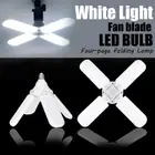 E27 LED Garage Light Bulb Foldable Deformable Ceiling Fixture Shop Basement Lamp