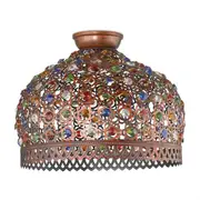 Jadida Mini Moroccan Antique Copper Ceiling Light