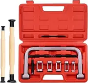 Mardatt 12 Pcs Valve Spring Compressor, Auto Compression C-Clamp Tool Service Assortment Kit and Valve Grinding Lapping Stick Tool Set for Motorcycle, Automotive, Vehicle Equipment