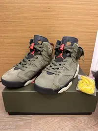 在飛比找Yahoo!奇摩拍賣優惠-Air Jordan 6代 Travis Scott US9