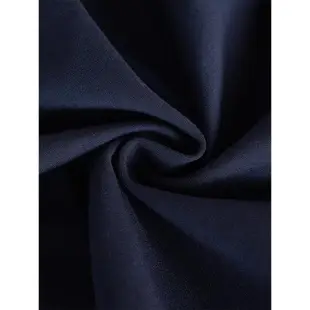 羅衣高級收腰大擺連衣裙冬裝新款氣質藏青色針織打底裙子09674