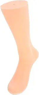 STOBAZA Shoe Stretcher Men Women Foot Model Mannequin Beige Sock Display Plastic Foot Model St