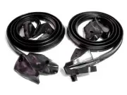 1971-1976 Cadillac Calais & DeVille 2 door hardtop door weatherstrip seals, pair