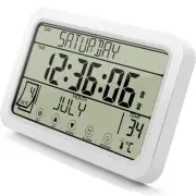 Digital Wall Clock, Digital Clock Battery Operated, 8 Inch Desk Clock with1813