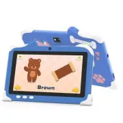 Kids Tablet, 7 inch Android 12 Tablet for Kids, 4GB RAM 32GB ROM/512GB Blue