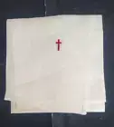 RJ Toomey Linen Corporal Altar Cloth with Latin Cross Set of Eleven NIP